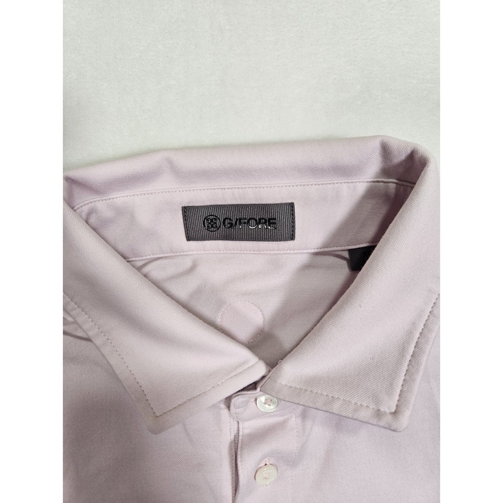 G/FORE Polo Shirt Mens XL Pink Blush Performance Stretch Golf Short Sleeve GFORE - Picture 2 of 9